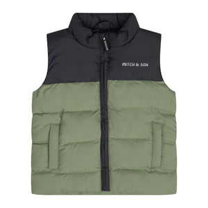 Mitch & Son Junior AW24 Gilet 603 Cameron Khaki