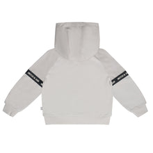 Load image into Gallery viewer, Mitch &amp; Son Junior AW24 Hoodie Sweatshirt with Nylon Trim 613 Camden Stone Grey