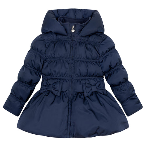 ADee AW24 BTS Collection Amz  Short Jacket With Bows - Navy