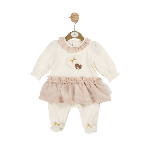 Mintini AW24 Romper Cream & Gold 6178