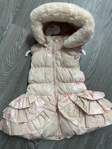 ADee AW24 Faux Fur Teddy Print Gilet Stormi 305