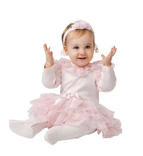 Load image into Gallery viewer, Caramelo AW24 Lace Skirt Babygrow 0357201 Pink