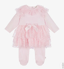 Load image into Gallery viewer, Caramelo AW24 Lace Skirt Babygrow 0357201 Pink