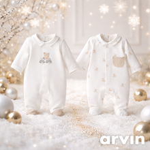 Load image into Gallery viewer, Mayoral Newborn SS26 2 Bodysuit set Natural 1716