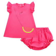 Load image into Gallery viewer, Little A SS26 Paisley 204 Handbag Dress Bright Pink
