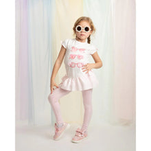Load image into Gallery viewer, Caramelo Kids SS26 Girls Print Top &amp; Leggings Set 349919  Pink Free Sunglasses