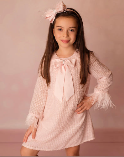 Daga AW24 Girls Ceremony & Elegance A Line Dress - Pink