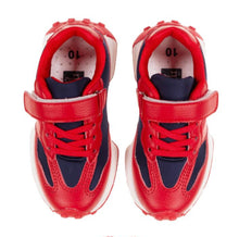 Load image into Gallery viewer, Mitch &amp; Son AW24 Winter Classics 514 Runner Trainer - Chilli Red &amp; Navy