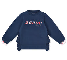 Load image into Gallery viewer, Bonini by A* Dee Strive Tape Cuff Sweatshirt - Blue Navy