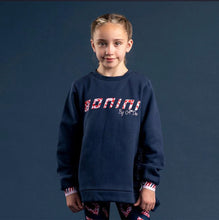 Load image into Gallery viewer, Bonini by A* Dee Strive Tape Cuff Sweatshirt - Blue Navy