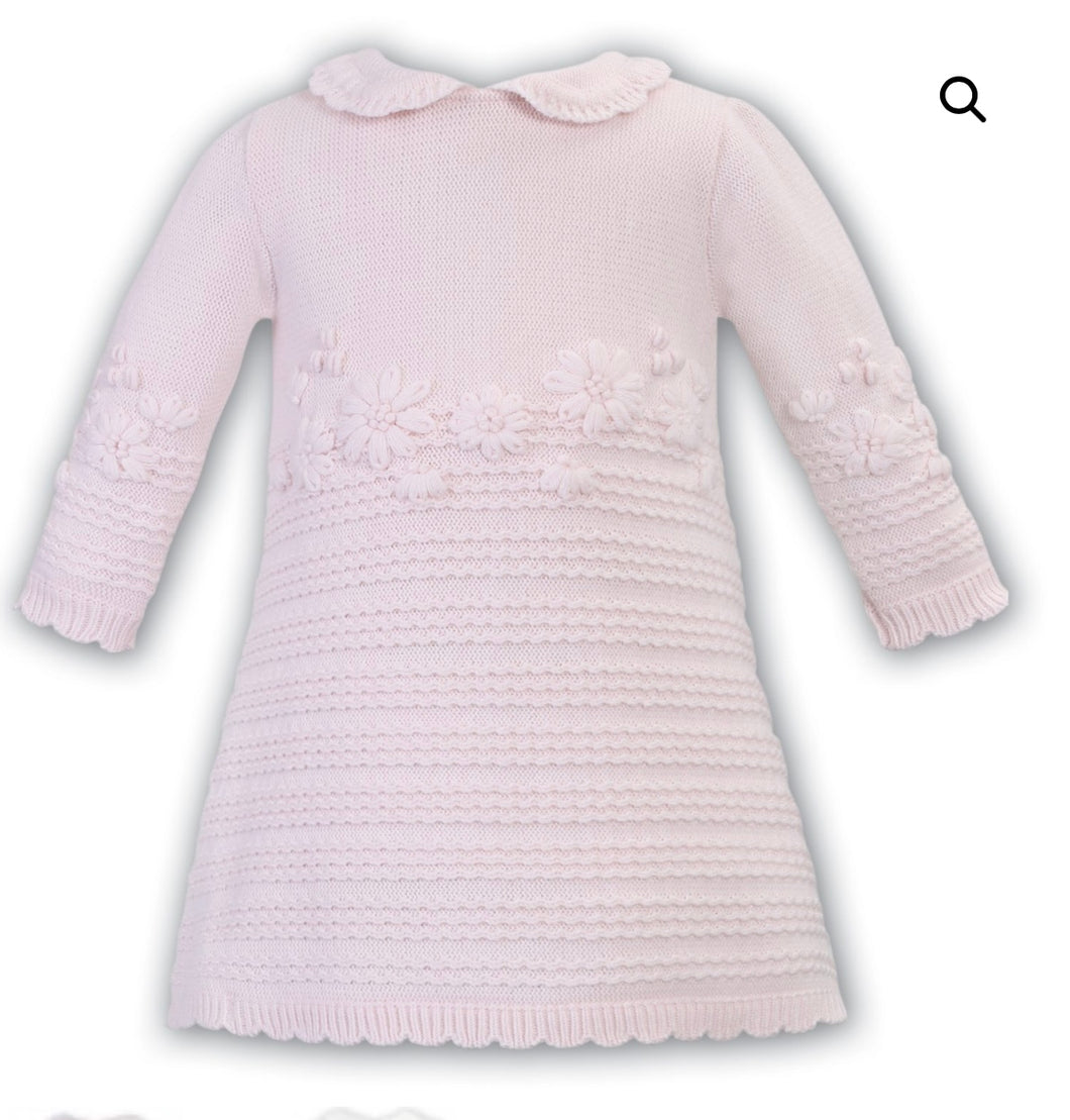 Sarah Louisé Knitted Dress 008208 Pink