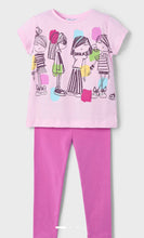 Load image into Gallery viewer, Mayoral SS25 Ankel Legging Set 3713 Orchid