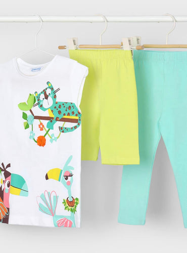 Mayoral SS25 3 Piece Set 3712 Aqua