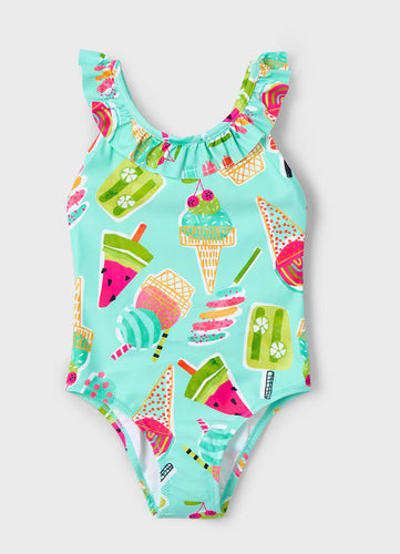 Mayoral SS25 Swimsuit 3719 Aqua