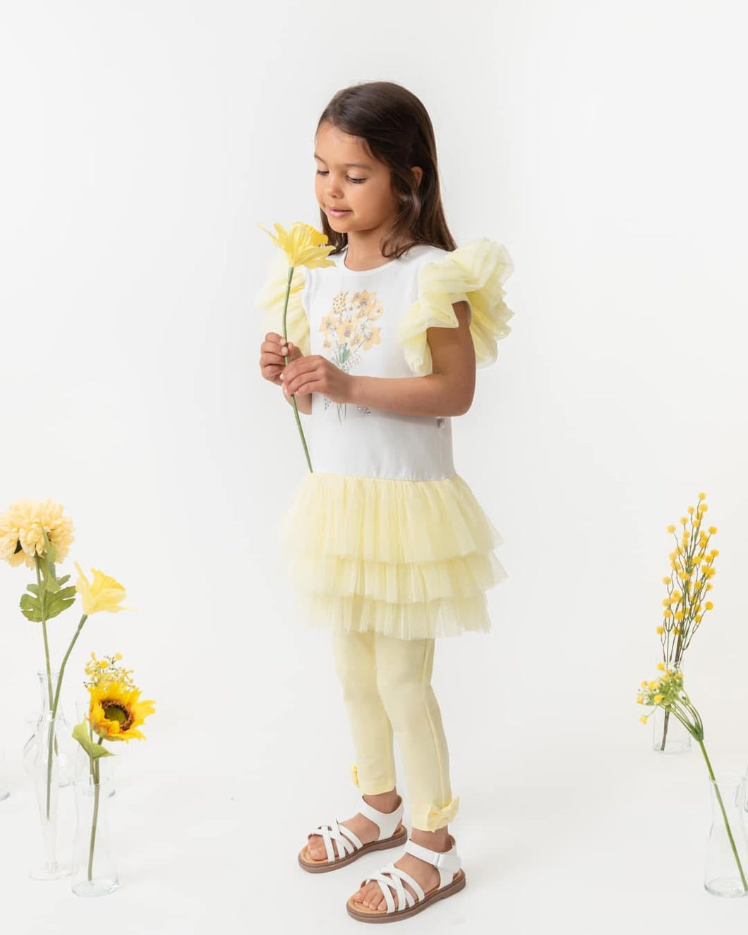 Caramelo SS25 Boutique Legging Set Lemon 0114146