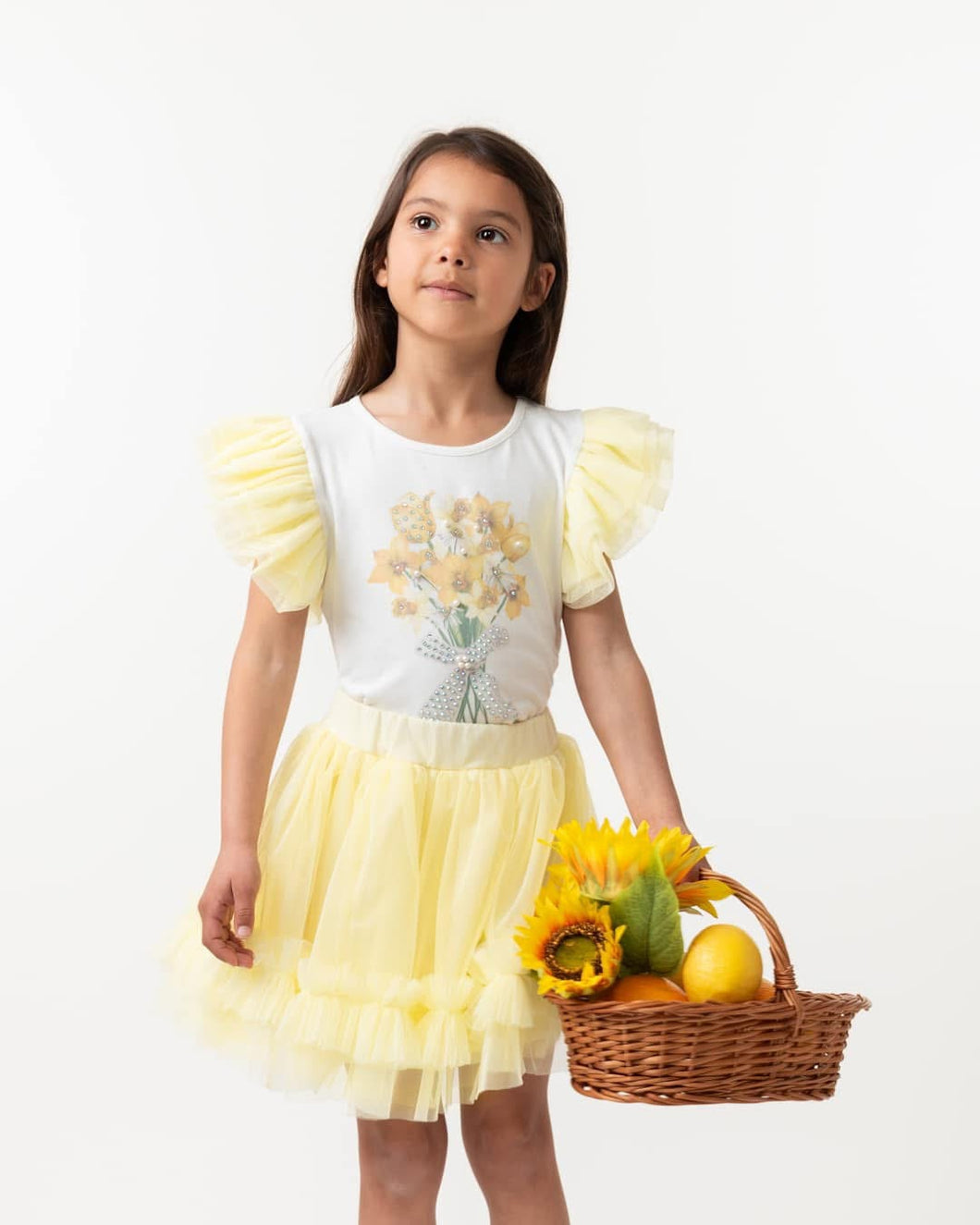 Caramelo SS25 Boutique Skirt Set Lemon 0122147