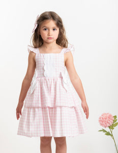 Caramelo SS25 Country Kitchen Bow Dress 0321226 Pink
