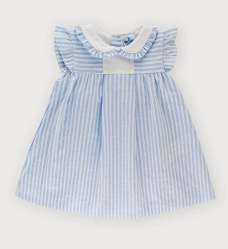 Sardon SS24 Dress Sky Blue Stripe on