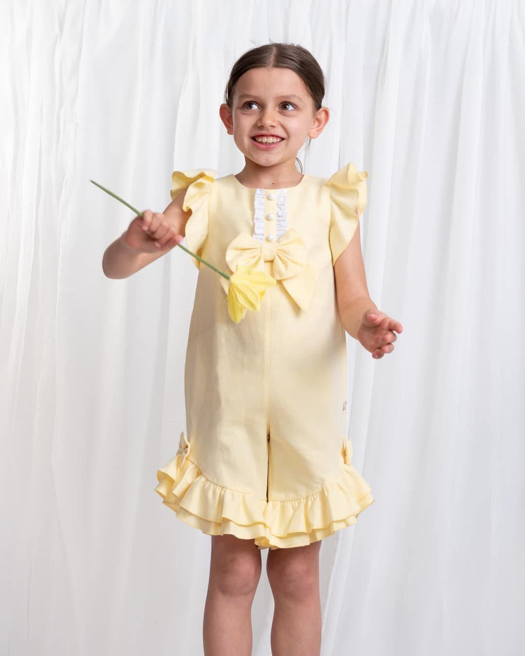 Caramelo SS25 0390219 Summer Fete Playsuit Lemon