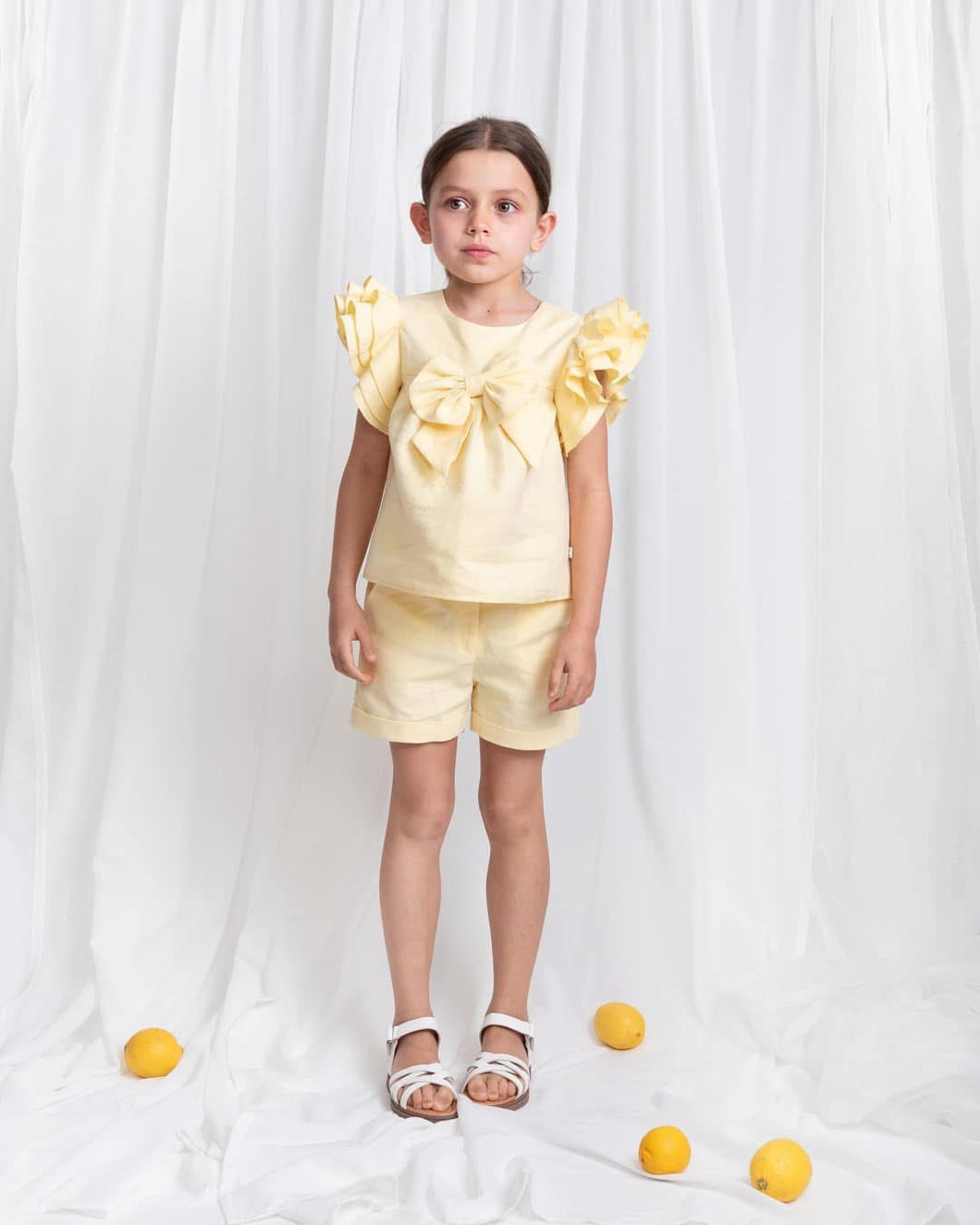 Caramelo SS25 0390218 Summer Fete Short Set Lemon