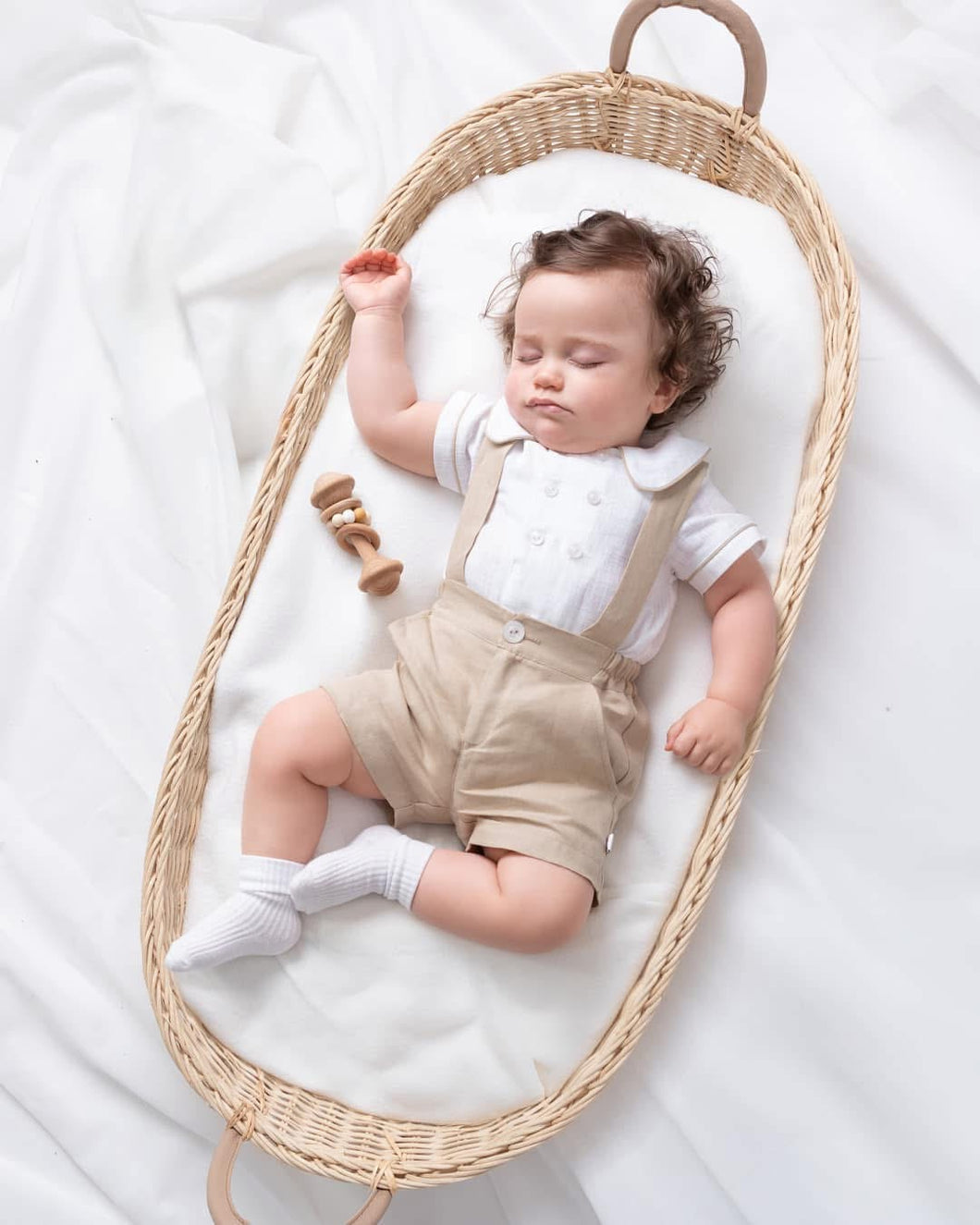 Caramelo SS25 Summer Fete Bib Short Beige 0312224