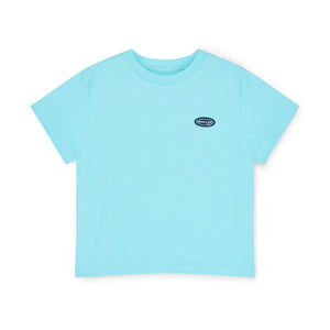 Mitch & Son SS25 JNR Hunter Badge T-shirt - Turquoise