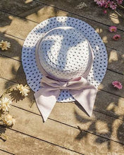 Load image into Gallery viewer, Caramelo Kids Linen Bow Hat - Sky Blue - 0345120