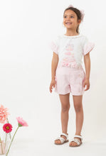 Load image into Gallery viewer, Caramelo SS25 349069 PINK ENGLISH SUMMER SHORT SET