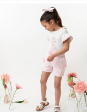 Load image into Gallery viewer, Caramelo SS25 349069 PINK ENGLISH SUMMER SHORT SET
