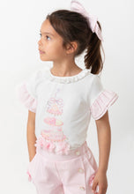 Load image into Gallery viewer, Caramelo SS25 349069 PINK ENGLISH SUMMER SHORT SET