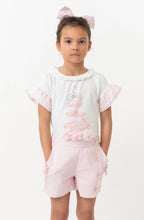 Load image into Gallery viewer, Caramelo SS25 349069 PINK ENGLISH SUMMER SHORT SET