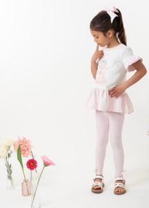 Caramelo SS25 English Smmer Legging Set 341467 Pink