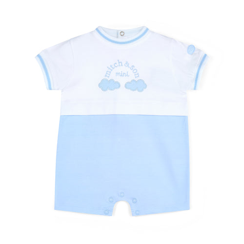 Mini Mitch & Son SS25 Ewan 011 Rainbow t-shirt Romper White