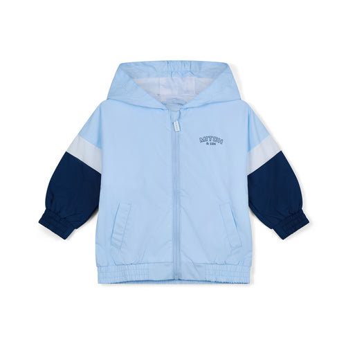 Mitch & Som SS25 Cut & Sew Hooded Jacket Freddie 102 Sky