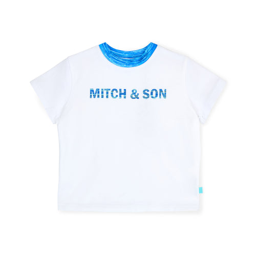 Mitch & Son SS25 Space Dye LOGO T-Shirt Harold 311