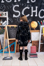 Load image into Gallery viewer, ADee AW24 BTS Heart Raincoat Black Blair