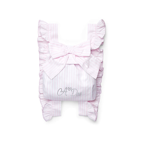ADee SS25 Candice Seersucker Backpack 909 Pink Blossom
