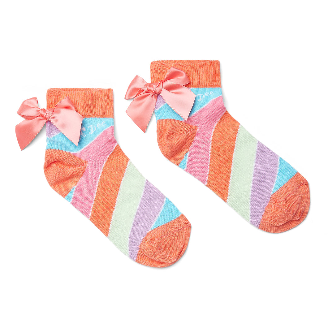 ADee SS25 Stripe Ankle Sock Evie Coraline 922