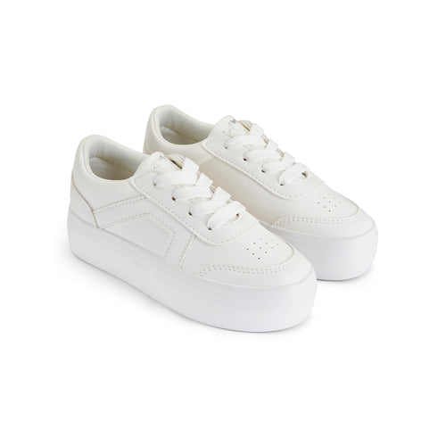 ADee SS25 Platform Trainer Patty 102 Bright White