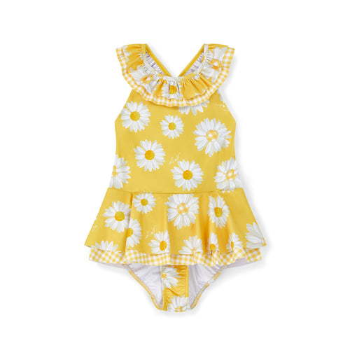 ADee SS25 Frill Swimsuit Oceana 101 Daisy Yellow